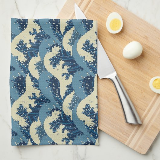 Japans golfpatroon theedoek (Quarter Fold)