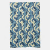 Japans golfpatroon theedoek (Verticaal)