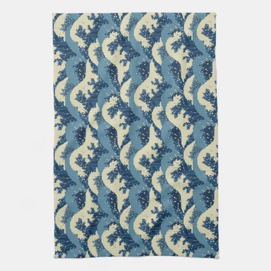 Japans golfpatroon theedoek (Verticaal)