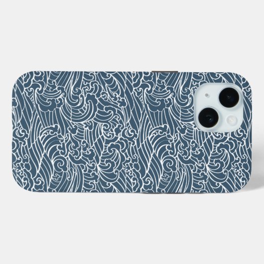 Japans golfstijlpatroon Case-Mate iPhone case (Achterkant (horizontaal))