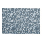 Japans golfstijlpatroon kussensloop (Achterkant-Links)