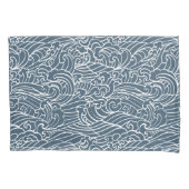 Japans golfstijlpatroon kussensloop (Voorkant-Links)