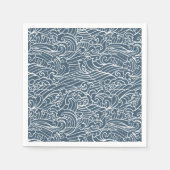 Japans golfstijlpatroon servet (Voorkant)