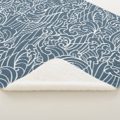 Japans golfstijlpatroon sherpa deken (3/4)