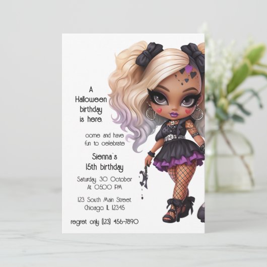 Japans Gotisch Kaart (Staand voorkant)