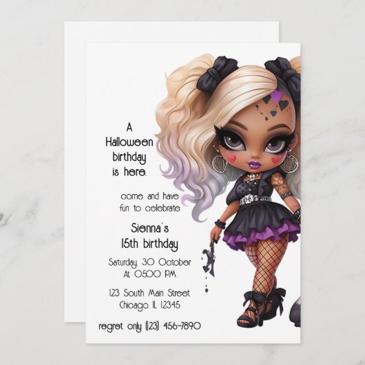 Japans Gotisch Kaart (Voorkant / Achterkant)