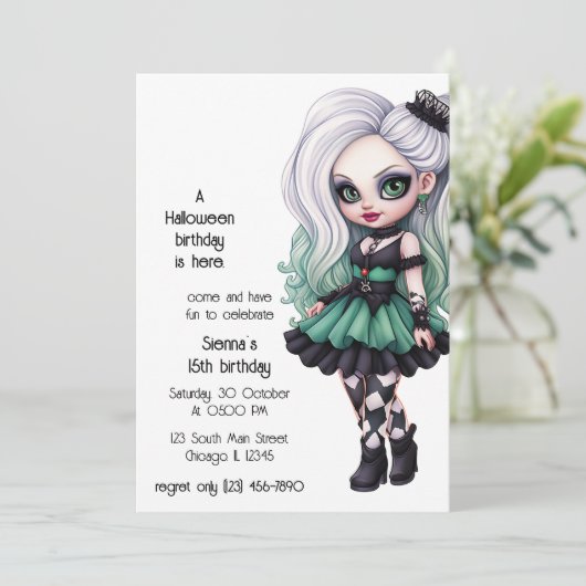 Japans Gotisch Kaart (Staand voorkant)