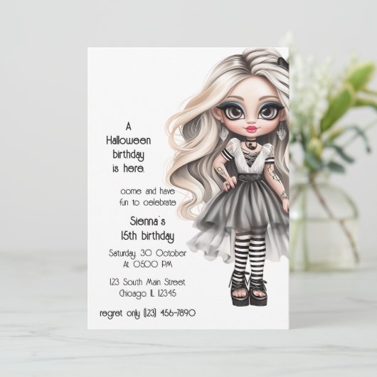 Japans Gotisch Kaart (Staand voorkant)