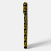 Japans Goud & Zwart Patroon Case-Mate iPhone Case (Achterkant / Links)