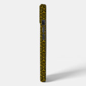 Japans Goud & Zwart Patroon Case-Mate iPhone Case (Achterkant / Links)