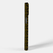 Japans goud & zwart patroon Case-Mate iPhone case (Achterkant / Rechts)