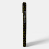 Japans goud & zwart patroon Case-Mate iPhone case (Achterkant / Links)