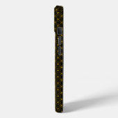 Japans Goud & Zwart Patroon Case-Mate iPhone Case (Achterkant / Links)