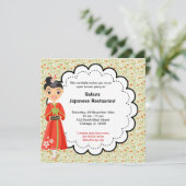 Japans Grand Opening Restaurant Kaart (Staand voorkant)