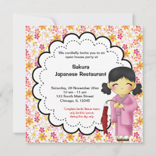Japans Grand Opening Restaurant Kaart