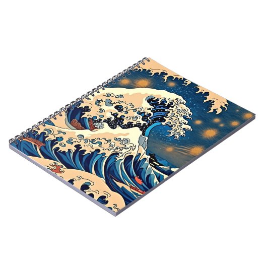  Japans Great Wave Pattern Notitieboek (Linkerzijde)