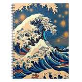  Japans Great Wave Pattern Notitieboek (Voorkant)