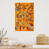 Japans Groot Circus (1871) Mat Poster Print (Keuken)