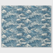 Japans grote golf Patroon Cadeaupapier (Vlak)