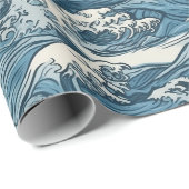 Japans grote golf Patroon Cadeaupapier (Rol Hoek)