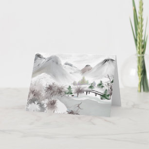 Japans Haiku Art Wenskaart Kaart