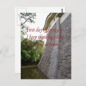 Japans Haiku Briefkaart (Voorkant / Achterkant)