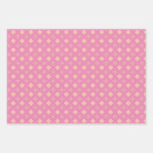 Japans Hanabishi Bloem Patroon Inpakpapier Vel (Voorkant)