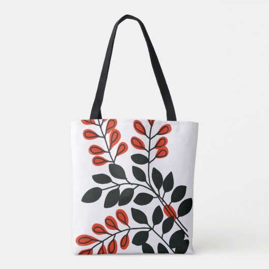 japans Hanafuda art. juffrouw 2 Tote Bag (Achterkant)