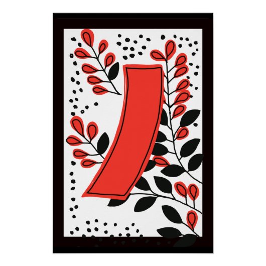 japans Hanafuda Art - Juli lint Perfect Poster (Voorkant)