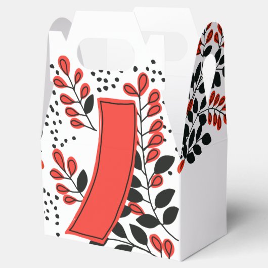 Japans  Hanafuda gunst doos juli lint Bedankdoosjes (Geopend)