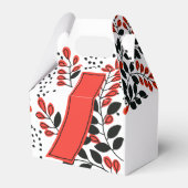 Japans  Hanafuda gunst doos juli lint Bedankdoosjes (Voorkant Zijde)