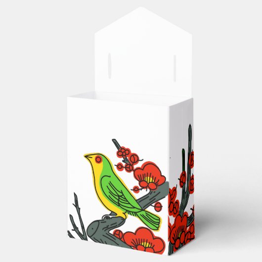 Japans Hanafuda kunst gunst doos feb Bedankdoosjes (Geopend)