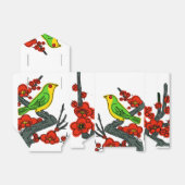 Japans  Hanafuda kunst gunst doos feb Bedankdoosjes (Uitgevouwen)