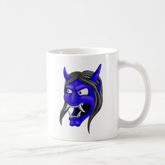 Japans Hannya Mask Koffiemok (Rechts)
