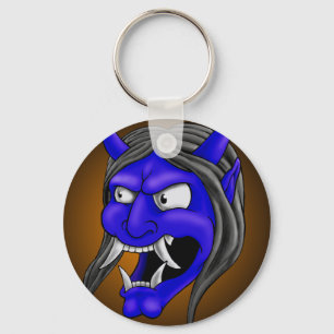 Japans Hannya Mask Sleutelhanger