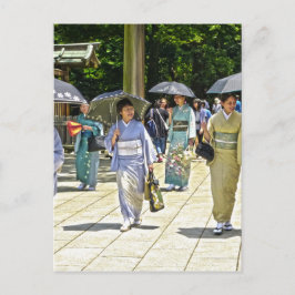 Japans heiligdomfestival briefkaart