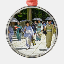 Japans hemelfeest metalen ornament