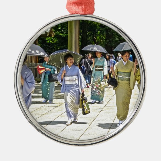 Japans hemelfeest metalen ornament (Voorkant)
