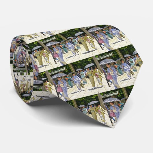 Japans hemelfeest stropdas (Opgerold)