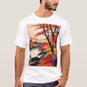 Japans Herfst Herfst Foliage2 T-shirt (Voorkant)