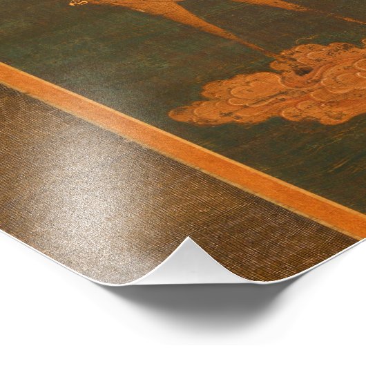 Japans Herten Mandala Shinto Boeddhisme  kunst Foto Afdruk (Hoek)