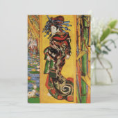 Japans hoesan Oiran door Vincent van Gogh (Staand voorkant)