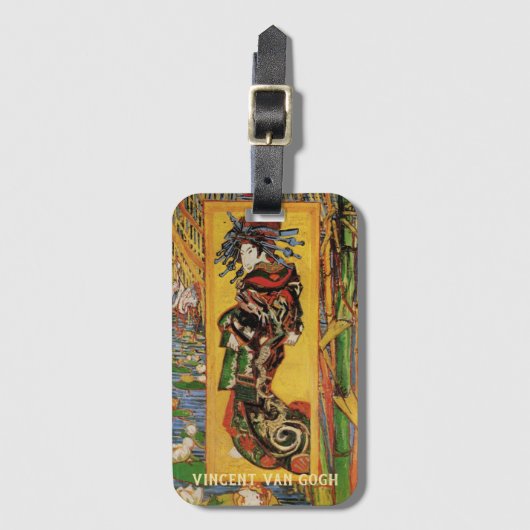 Japans hoesan Oiran door Vincent van Gogh Bagagelabel (Voorkant (verticaal))