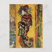 Japans hoesan Oiran door Vincent van Gogh Briefkaart (Voorkant)