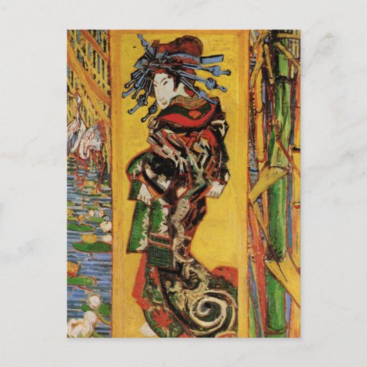 Japans hoesan Oiran door Vincent van Gogh Briefkaart (Voorkant)