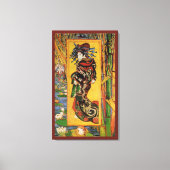 Japans hoesan Oiran door Vincent van Gogh Canvas Afdruk (Voorkant)