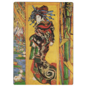 Japans hoesan Oiran door Vincent van Gogh Klembord (Achterkant)