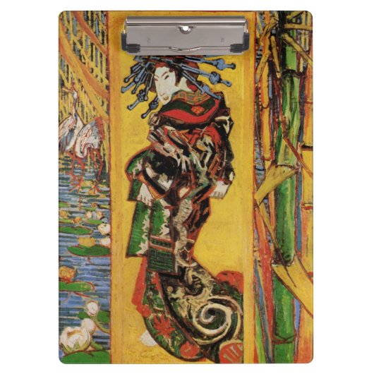 Japans hoesan Oiran door Vincent van Gogh Klembord (Voorkant)