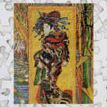 Japans hoesan Oiran door Vincent van Gogh Legpuzzel<br><div class="desc">Japonaiserie: Oiran (na Kesa Eisen) van Vincent van Gogh is een kunstschilderij met een foto van het dagelijks leven van de impressionisme, met een Japans hoffesan ("vrouw van genot" of prostituee). Ze is gekleed in een traditionele kimono en omringd door bamboe-planten. Over de kunstenaar: Vincent Willem van Gogh was een...</div>