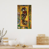 Japans hoesan Oiran door Vincent van Gogh Poster (Keuken)